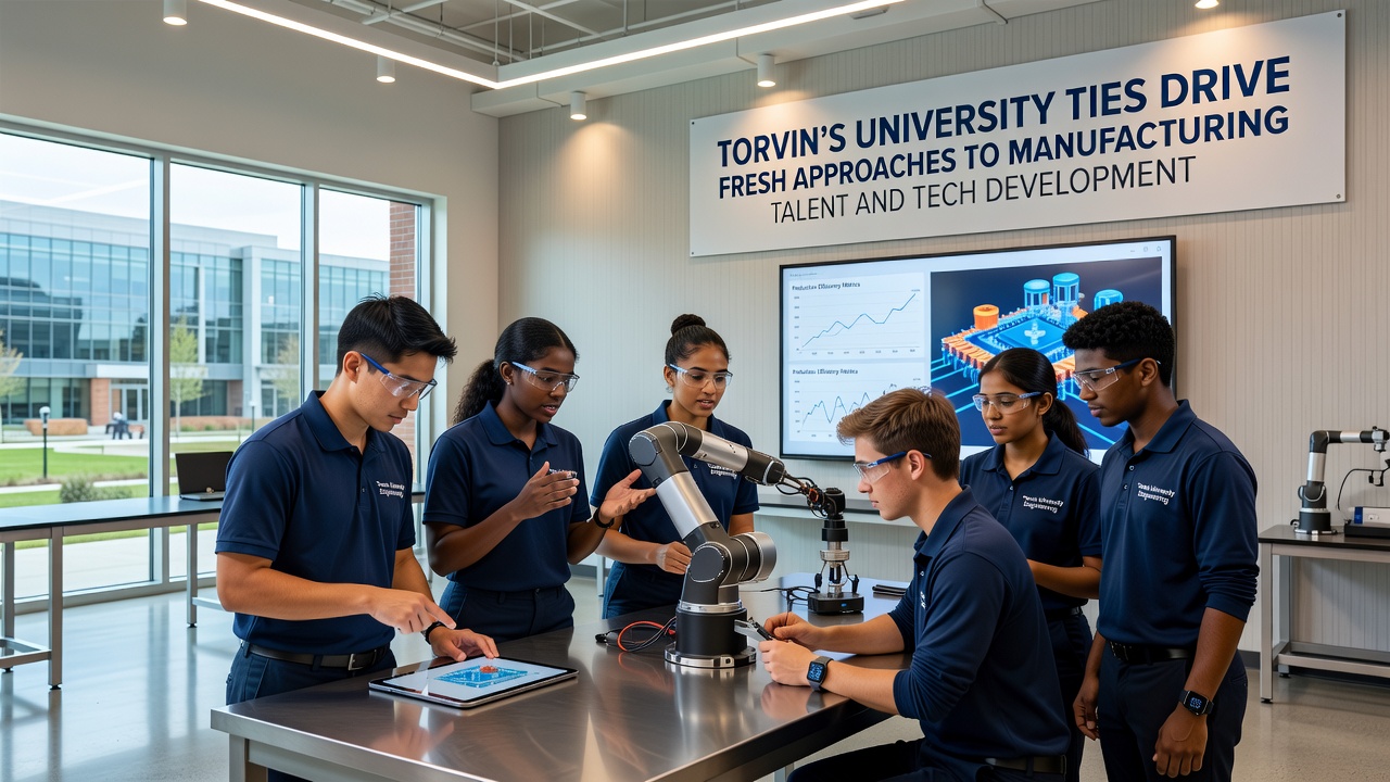 Torvin's University Ties Drive Fresh Approaches to Manufacturing Talent and Tech Development